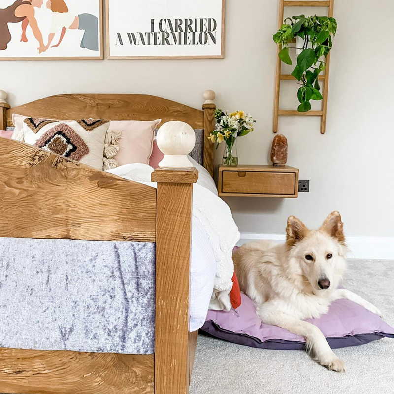 Pink & Charcoal Reversible Luxury Dog Duvet