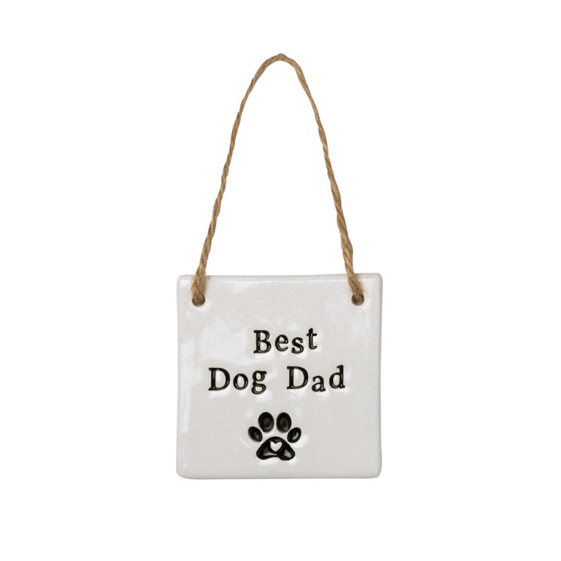 Best Dog Dad Handmade Ceramic Gift