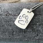 Personalised Paw Fine Chain Silver Necklace