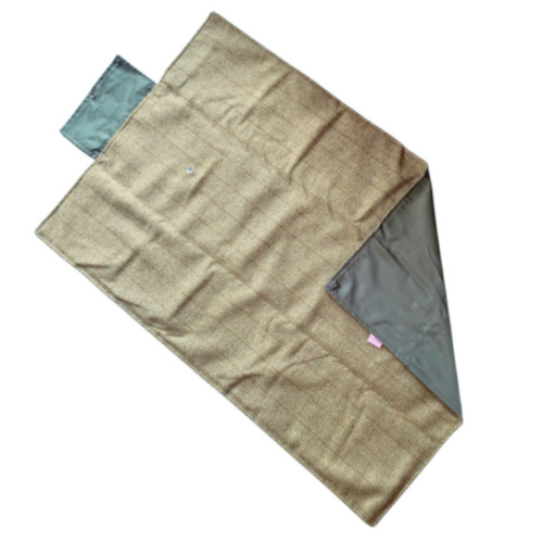 Foldable Navy Travel Blanket