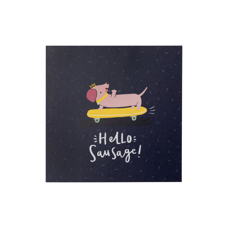 Hello Sausage Greeting Card