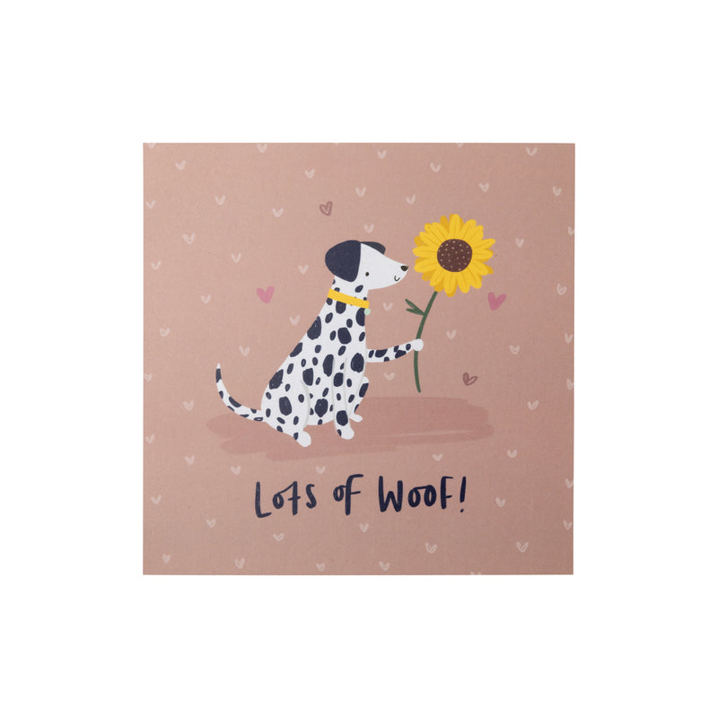 Lots Of Woof Greeting Card