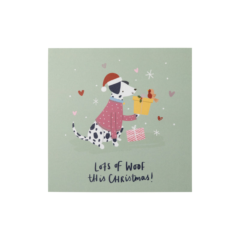 Lots Of Woof This Christmas Greeting Card