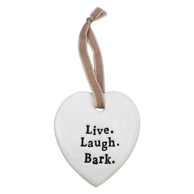 Live. Laugh. Bark. Handmade Ceramic Gift