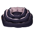 Pink and Navy Reversible Luxury Dog Bed