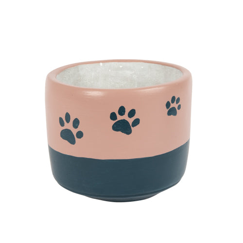 Handmade Indoor Two Toned Paw Plant Pot - 2 LEFT IN STOCK