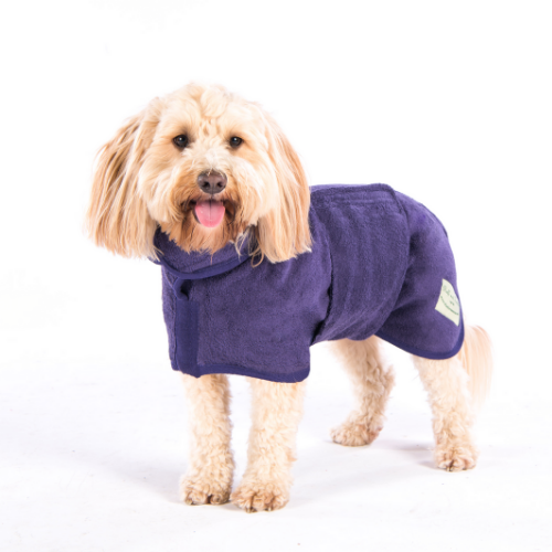 Ruff & Tumble Dog Drying Coat - Purple